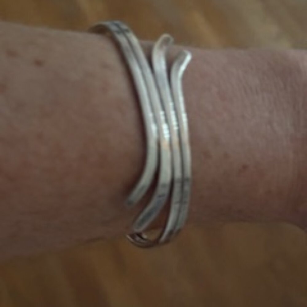 Silver cuff - 925 silver